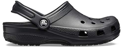 Crocs Unisex-Adult Classic Clogs (Best Sellers), Black, 11 Men/13 Women