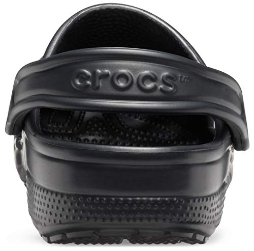 Crocs Unisex-Adult Classic Clogs (Best Sellers), Black, 11 Men/13 Women