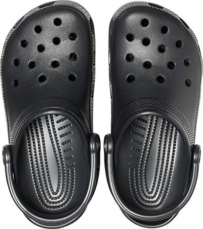 Crocs Unisex-Adult Classic Clogs (Best Sellers), Black, 11 Men/13 Women