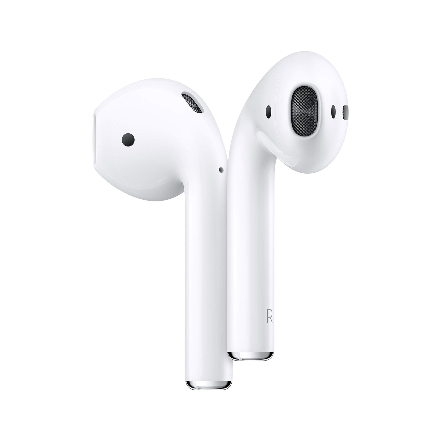 Apple AirPods (2nd Generation) Wireless Ear Buds, Bluetooth Headphones with Lightning Charging Case Included, Over 24 Hours of Battery Life, Effortless Setup for iPhone