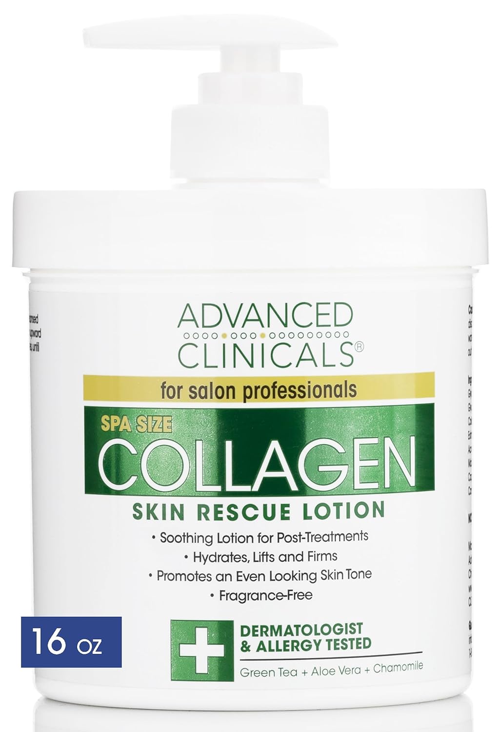 Advanced Clinicals Aloe Vera Lotion for Sun Burn Recovery | After Sun Body Lotion With Vitamin C + Hyaluronic Acid | Damaged Skin Repair Moisturizing Cream | Large 16 Oz