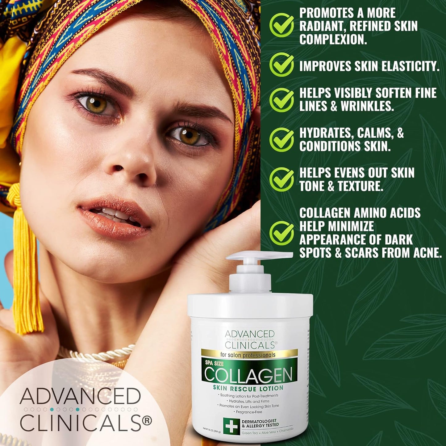 Advanced Clinicals Aloe Vera Lotion for Sun Burn Recovery | After Sun Body Lotion With Vitamin C + Hyaluronic Acid | Damaged Skin Repair Moisturizing Cream | Large 16 Oz